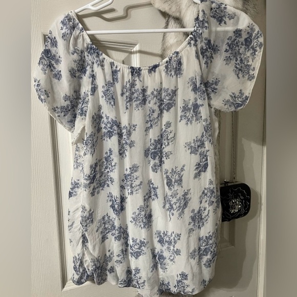 Gorgeous Louisa Ricci 100% Silk Summer Top Size Medium - Picture 7 of 11